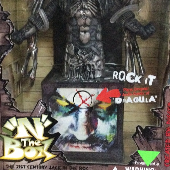 Rob Zombie jack “N” The Box collectible Musical figurine plays Dragula - Picture 4 of 8